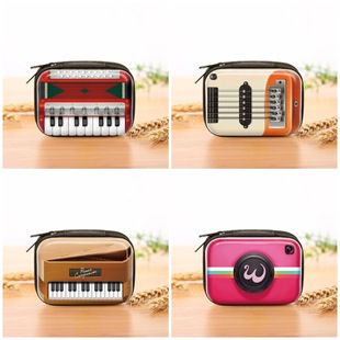 Creative Christmas Rectangular Electrical Appliances Cross-border Foreign Trade Coin Purse Children's Gift Card Bag Promotional LOGO