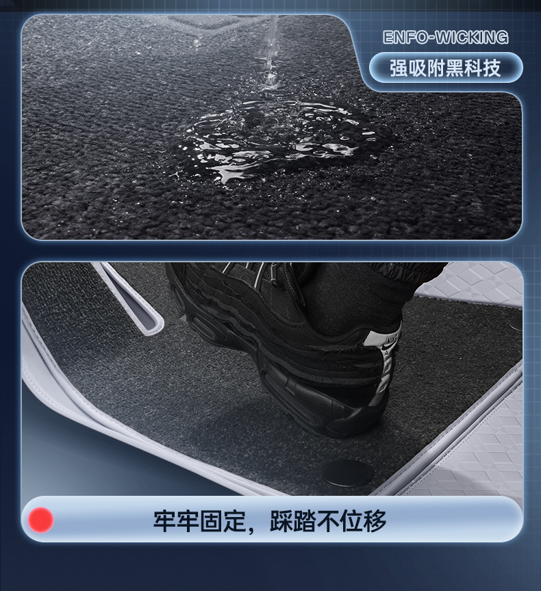 Suitable for BYD Seal 08, full-coverage floor mats, Seal 08 car modification decorative accessories, soft carpet mats