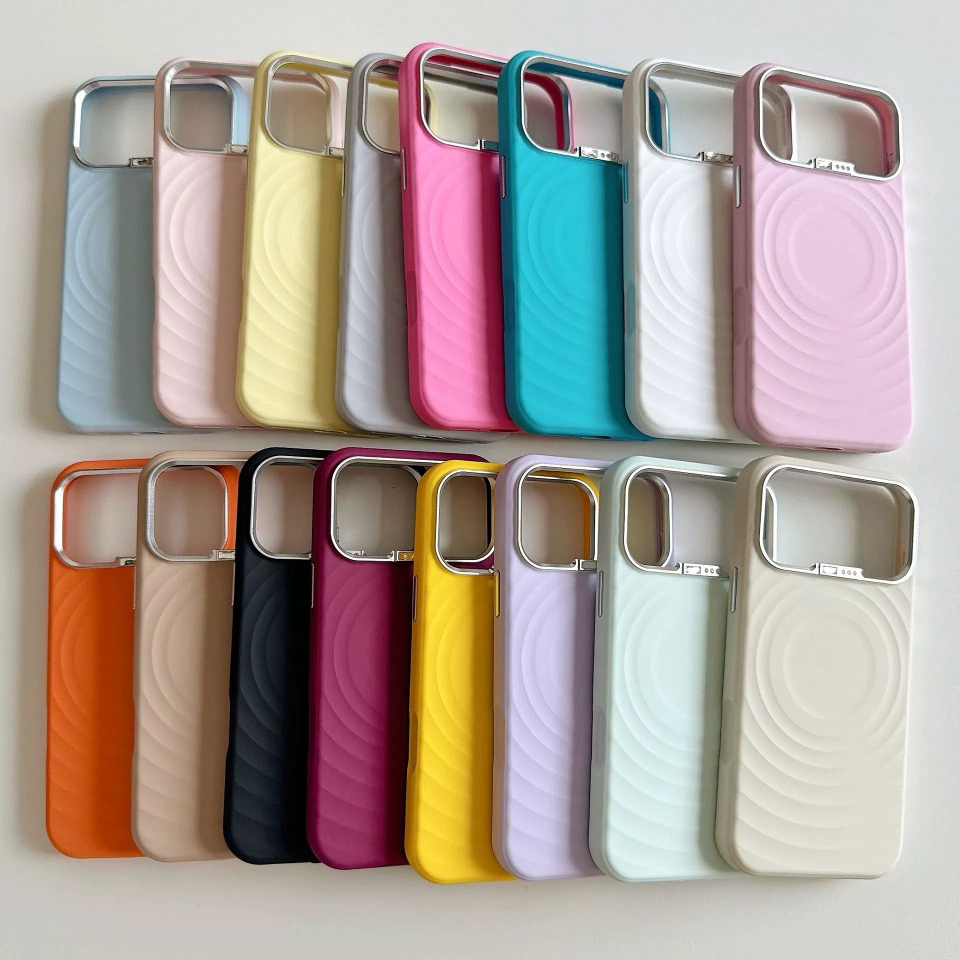 闪钻波漾磁吸适用iPhone18promax手机壳独立五金镜头框苹果17保护 - 2