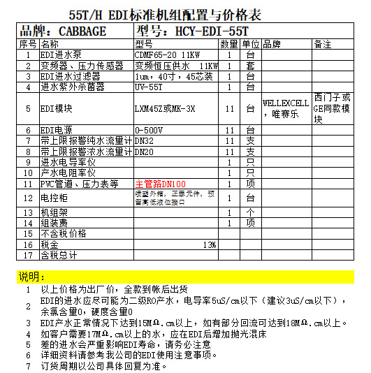 ��������������ù�ҵ��ˮ�豸 ����RO����͸����EDI��ˮ�豸����