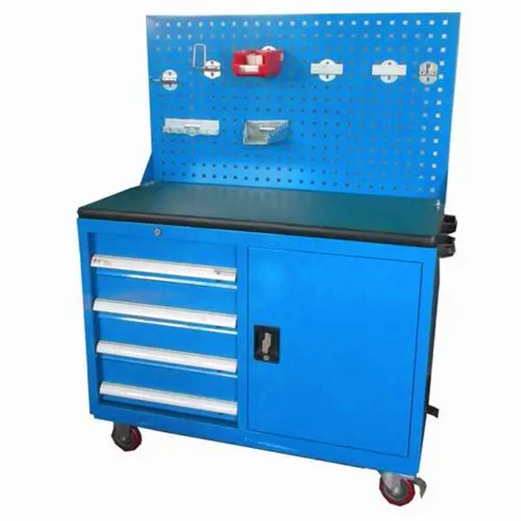 抽屉式工具车移动工具柜工具车天津厂家生产销售工具车左抽右门