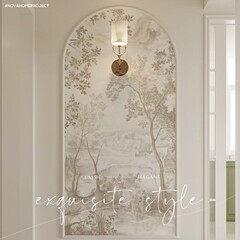 フレンチレトロな森の壁装材南洋スタイルの寝室のリビングルームの背景壁紙玄関壁紙B&Bホテル壁画