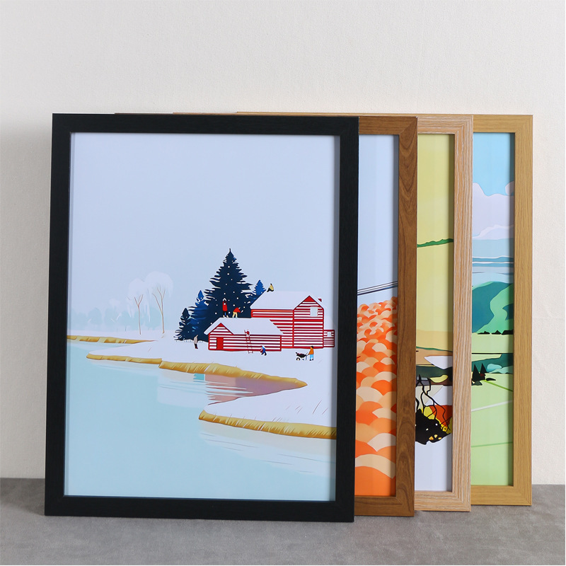 Handmade wooden photo frame table wholesale framed picture frame A3A416 inch wall photo frame 4K8K creative photo wall