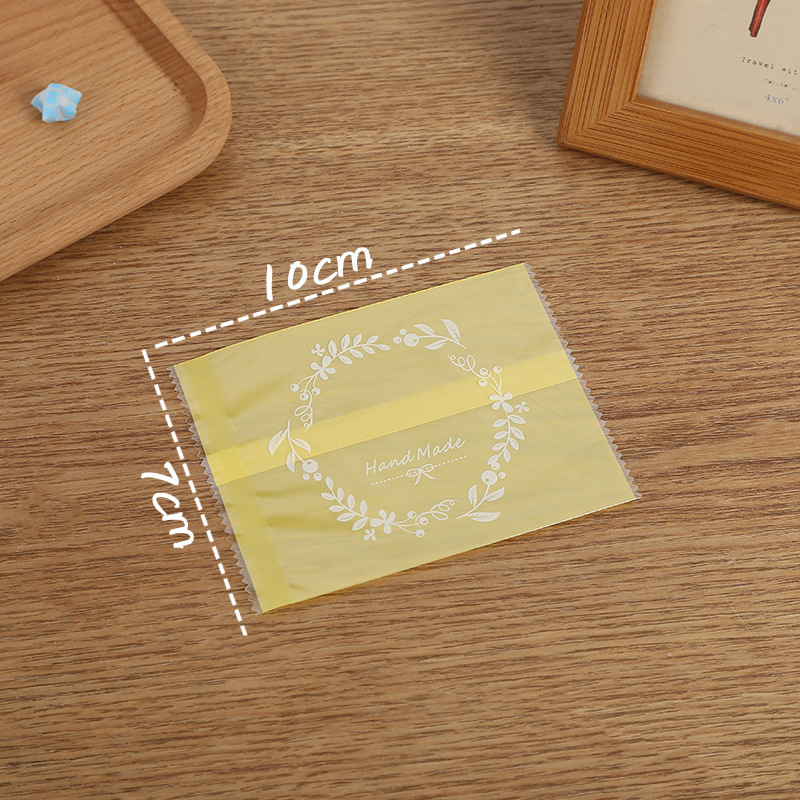 7*10cm【100개】투명 노란색 화환