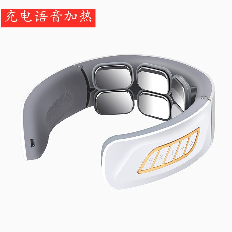 Smart Electric Neck & Shoulder Massager, Rechargeable, Heating and Multi‑Mode