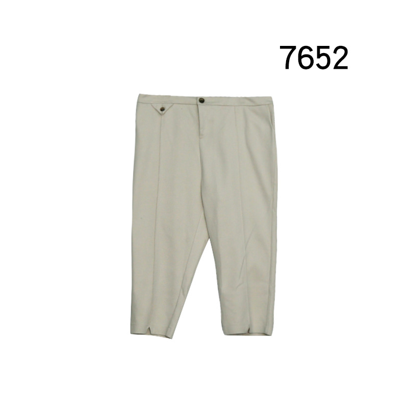 【R】7652轩辰微胖大码秋季新款常规OL气质中线长裤|ms