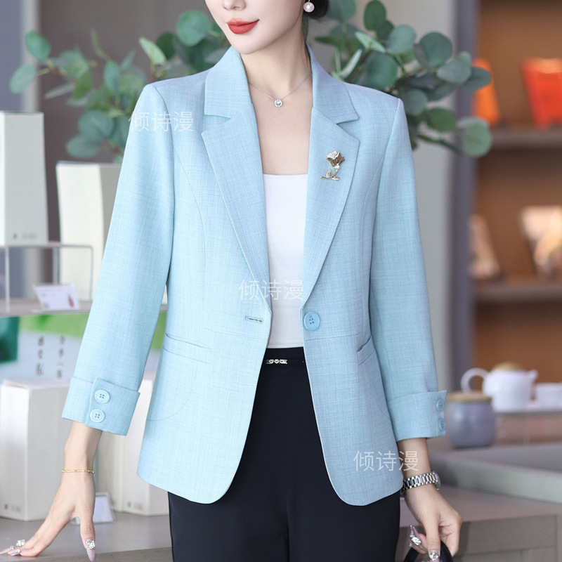 2025春夏新款设计感时尚气质西装女洋气显瘦遮肉休闲小西服2988|undefined