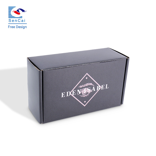 工厂定 制包装盒免费样品豪华化妆套装礼品黑盒包装运输纸箱包装