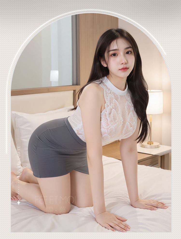 Women’s Sexy Office Lady Costume Set with Bodycon Dress and Thong — detail image 11