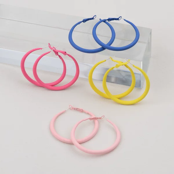Liu Yifei Rose-Style Earrings, Cross-Border Hoop Earrings, Elegant and High-End Versatile Ear Studs, Direct Sales