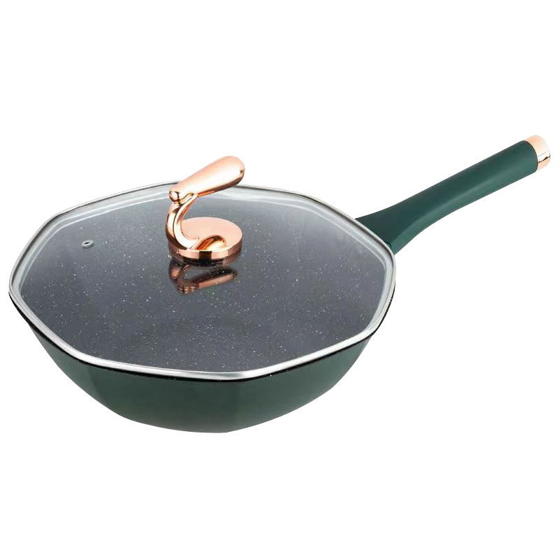 Maifanite Anise Pot 가스 유도 쿠커 Universal Wok Non-stick Pan