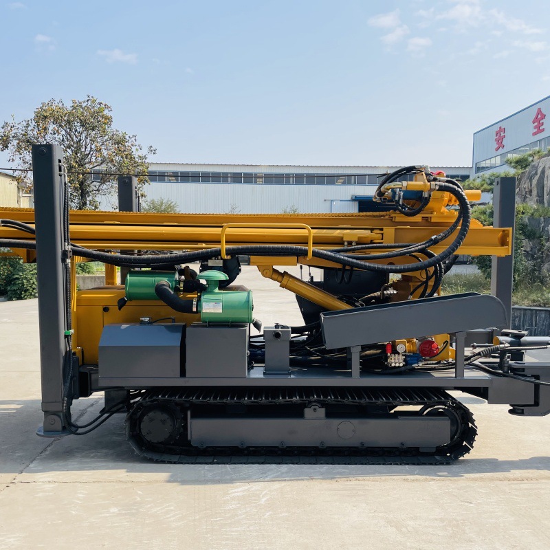 FY500 máquina de perforación de pozo de agua hidráulica completa máquina de perforación de pozo de agua neumática tipo rastreo