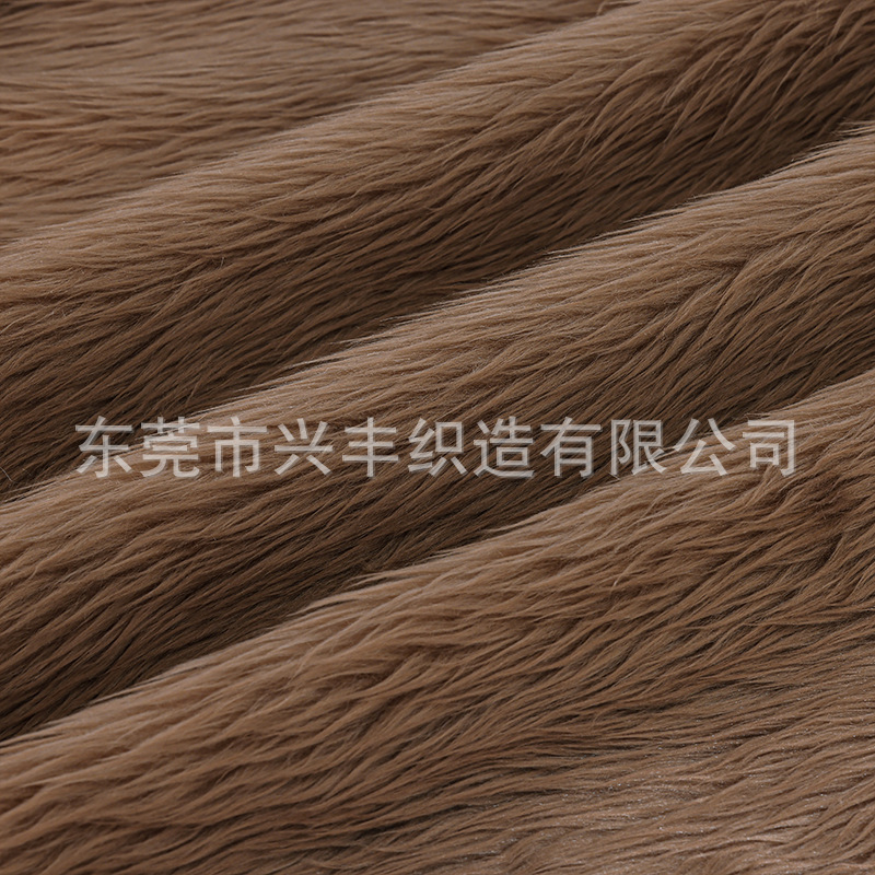 現物の3cm洗水ウサギの毛のローラー93色のおもちゃの服装の家庭用紡績の靴の材料の人造の長い毛の生えた生地の落水した毛