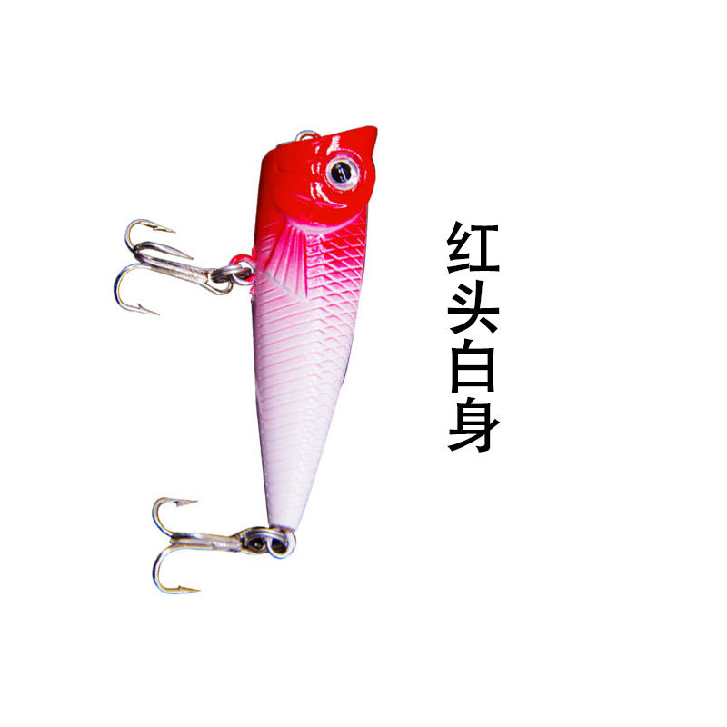 Small Popper Fishing Lures 65mm 10.5g Hard Plastic Baits Fresh Water Bass Swimbait Tackle Gear