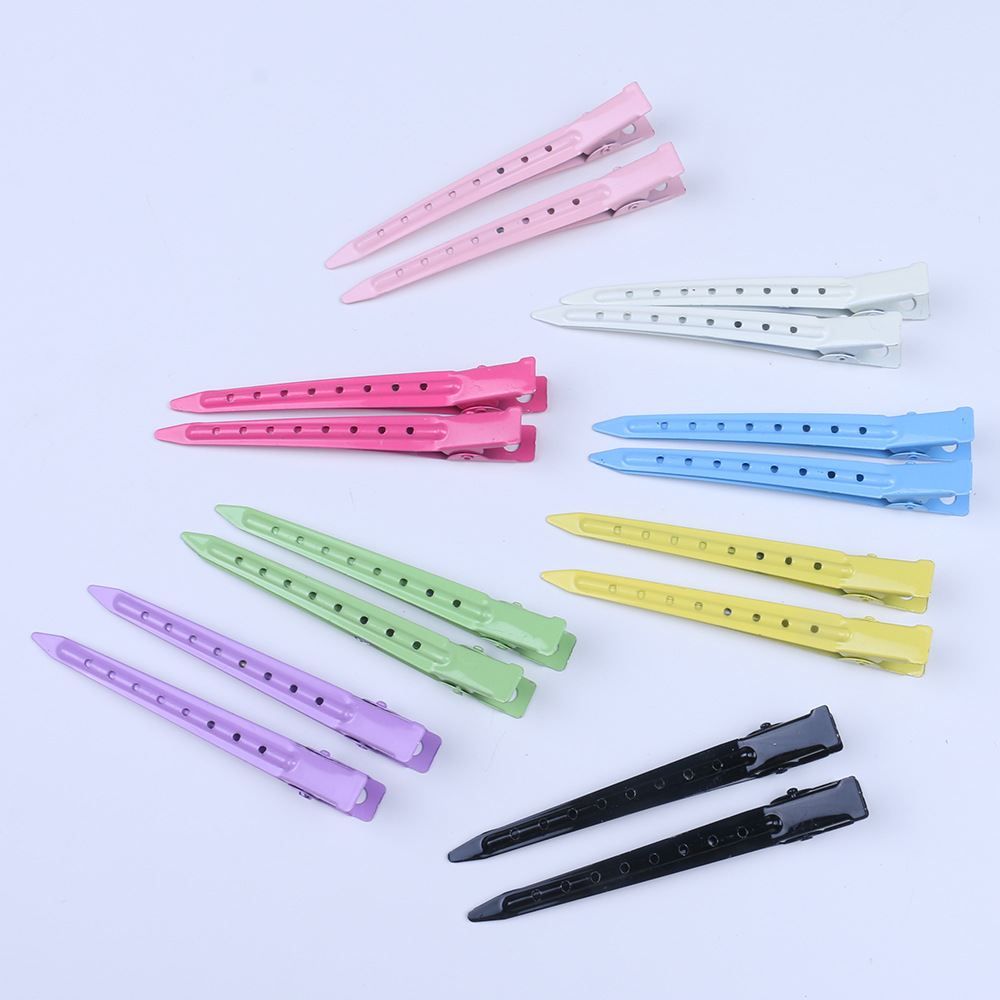 Eight-Hole Duckbill Hair Clip for Volumizing Hair Roots, Colorful Styling Clip, Non-Marking Hairpin for Women, Bangs Clip, Hairpin for Stray Hair, Wholesale