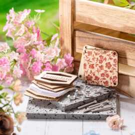 木制迷你压花器儿童袖珍花压机DIY挂件木质工艺品微型压花工具