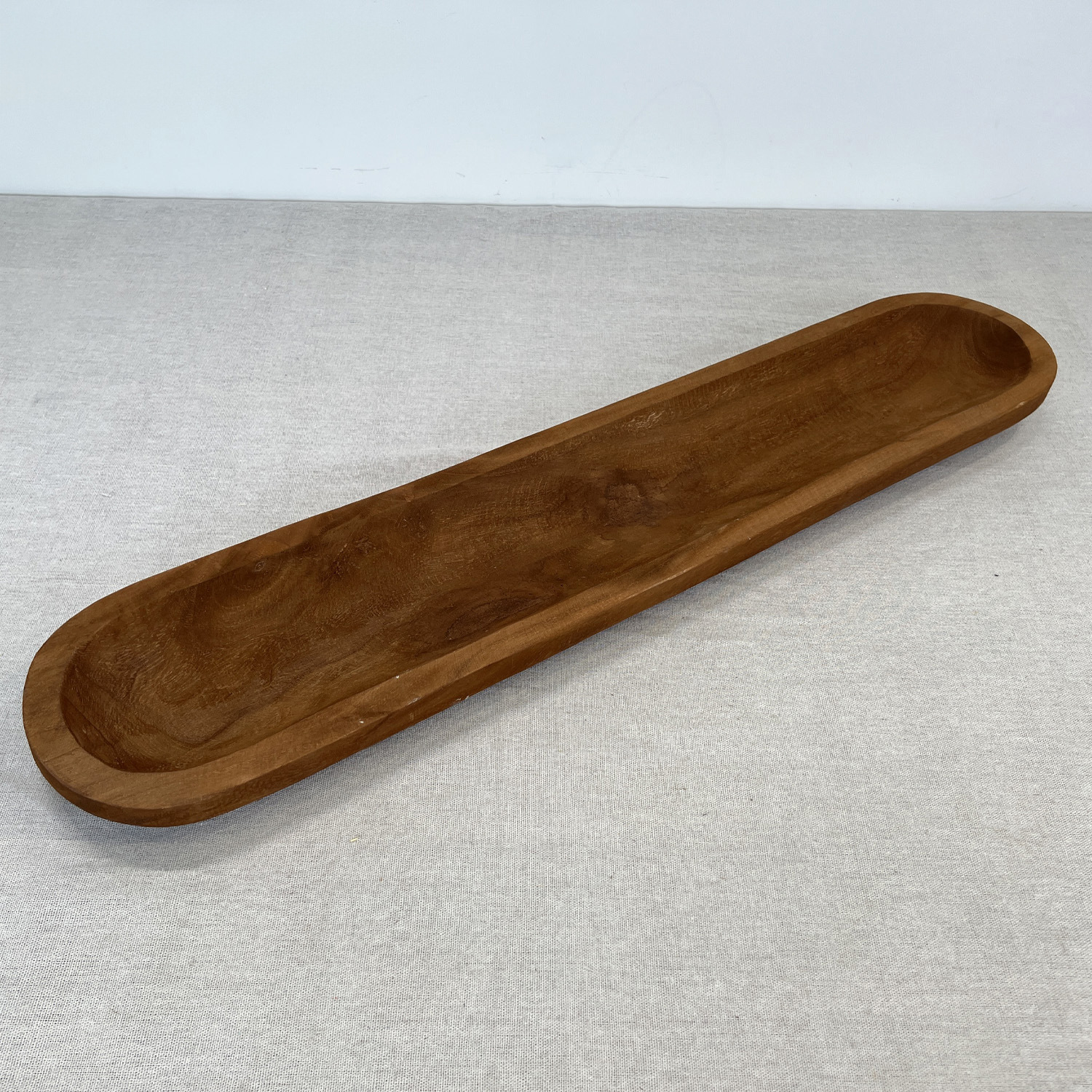 Wooden Dough-Decorating Bowl, Decorative Candle Holder, Solid Wood Centerpiece, Multifunctional Wooden Bowl