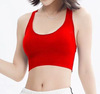 Sports vest, protective underware, push up bra, wireless bra, top with cups, underwear, European style, beautiful back, for running