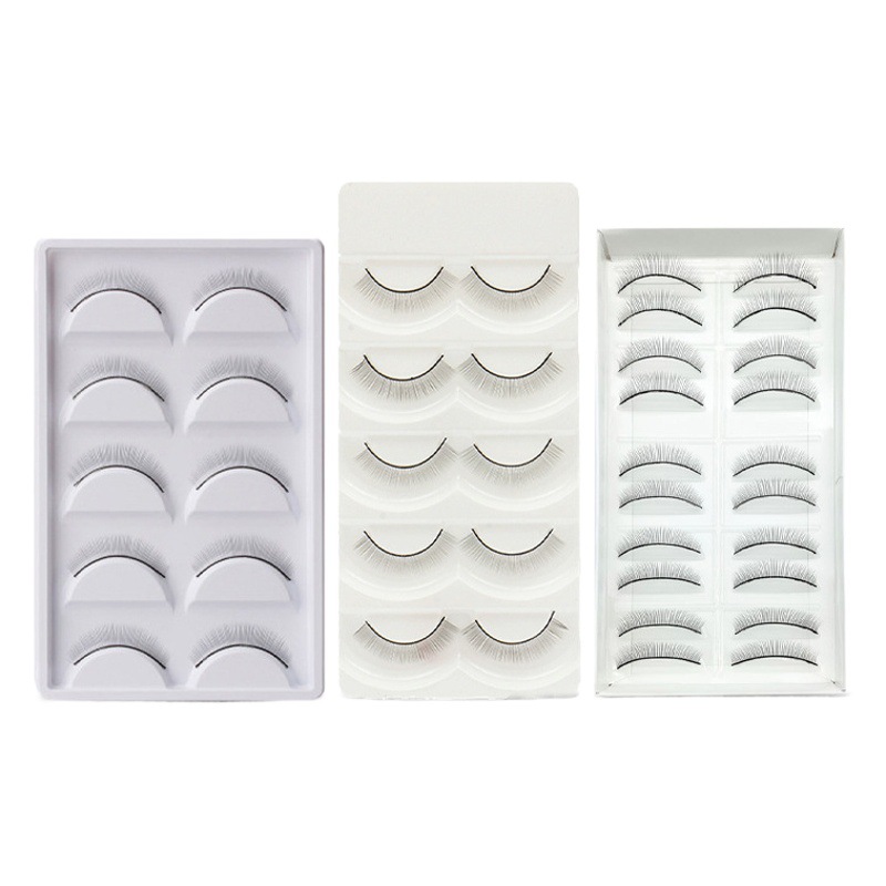 Diez a cinco pares de ropa práctica Injerto de pestañas para el cabello práctica de pestañas postizas práctica estudiantes principiante herramienta de injerto