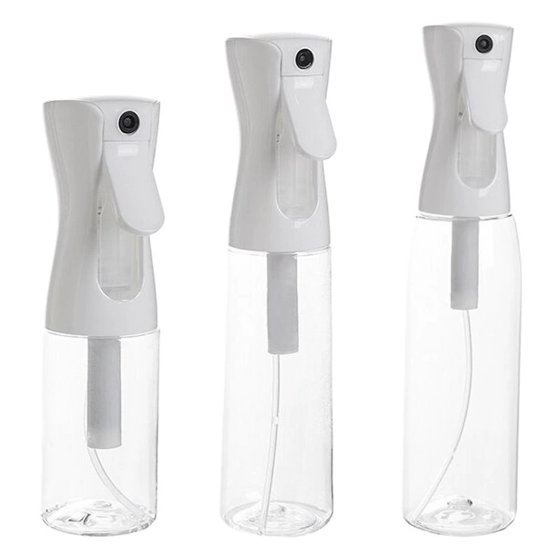 В наличии Оптовая 200 мл 300 мл Бутылка для непрерывного распыления высокого давления Пластиковая бутылка для увлажнения тонкого тумана Дорожная суб-бутылка