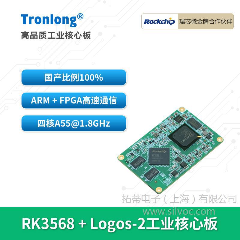 创龙瑞芯微RK3568J+FPGA工业核心板 全国产1.8GHz四核A55 Logos-2