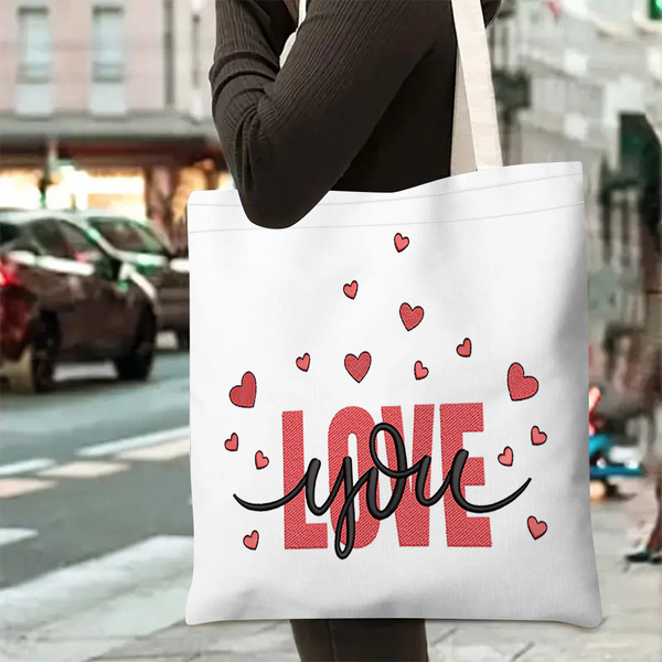 white linen bag