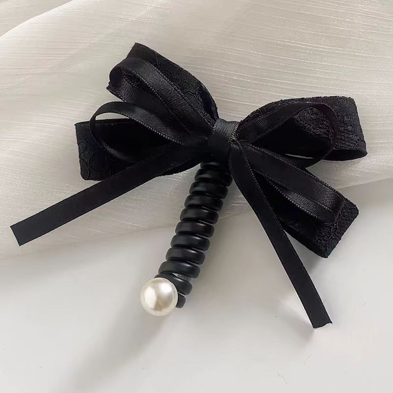 Línea telefónica trenzada transfronteriza, anillo para el cabello, perla, cabello trenzado recto, artefacto femenino, cola de caballo alta, burbuja, cabello trenzado, cuerda, accesorios para el cabello