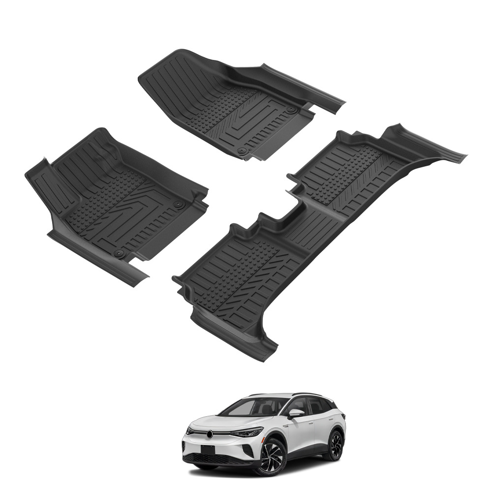 Adecuado para Volkswagen Volkswagen ID.4 Alfombrilla de suelo para automóvil Tpe Car Floor Mats Alfombrilla de pie 5D especial