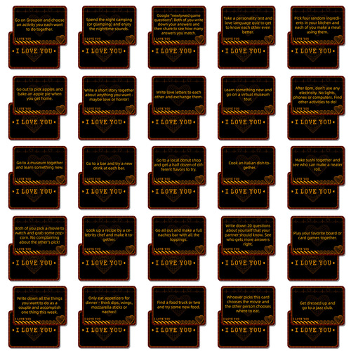 English Couple Conversation Interaction Cards: Romantic Love Gathering Game to Strengthen Bonds – New Married Couples' Dialogue Card Set