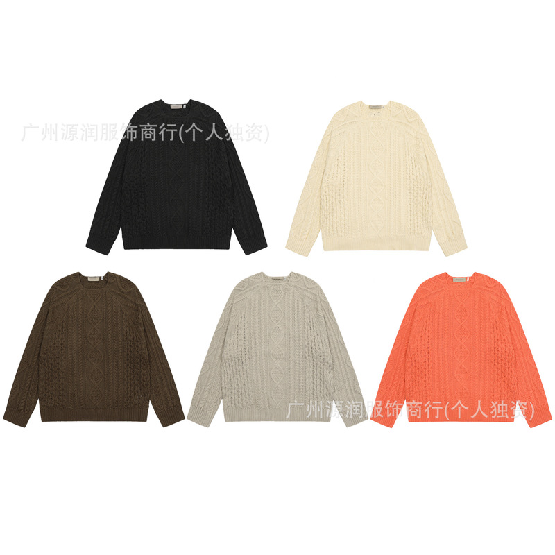 Authentic Fog Essentials Winter Style Simple Versatile European Size High-Neck Unisex Knit Sweater Authentic Fog Essentials Winter Style Simple Versatile European Size High-Neck Unisex Knit Sweater