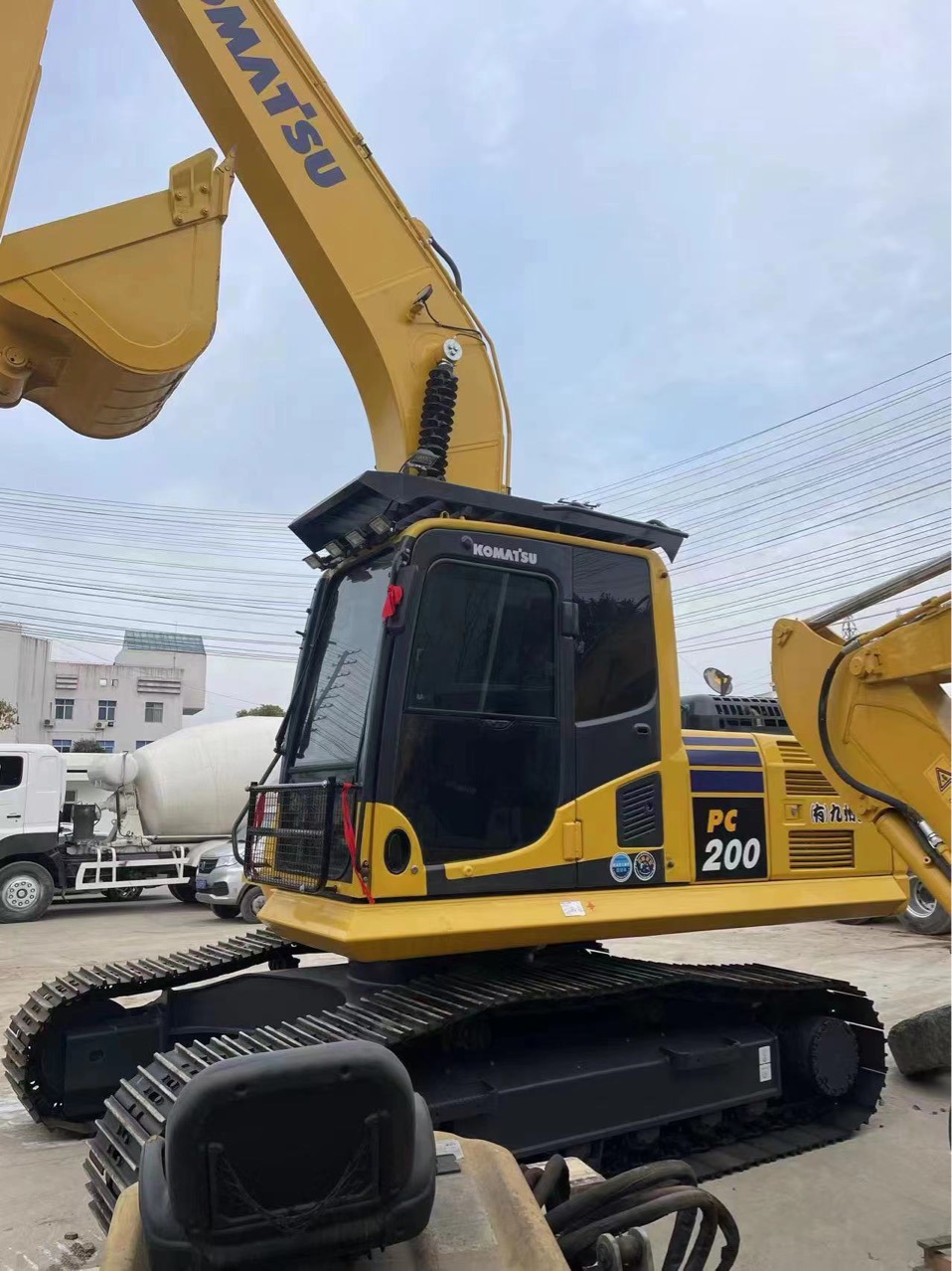 Excavadoras importadas 200 y 220 Komatsu usadas, 90% nuevas exportaciones de comercio exterior exclusivas