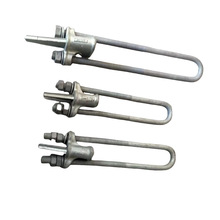 拉线固定热镀锌NUT线夹拉线耐张电力金具NX楔形线夹电力连接金具