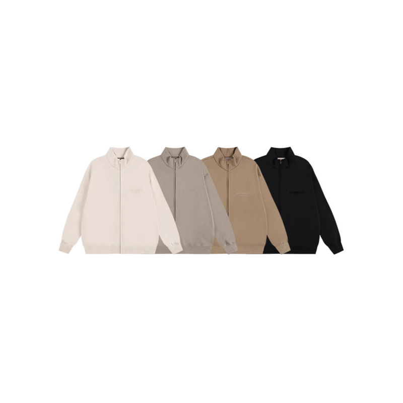 Fog Multi-Thread Essentials Zipper American Trendy Brand Fleece-Lined High Street Loose Casual Autumn and Winter