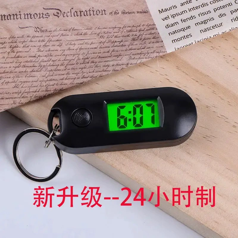 Electronic Pocket Watch, Unisex Compact Timer, 24‑Hour Display & Backlight, Giftable
