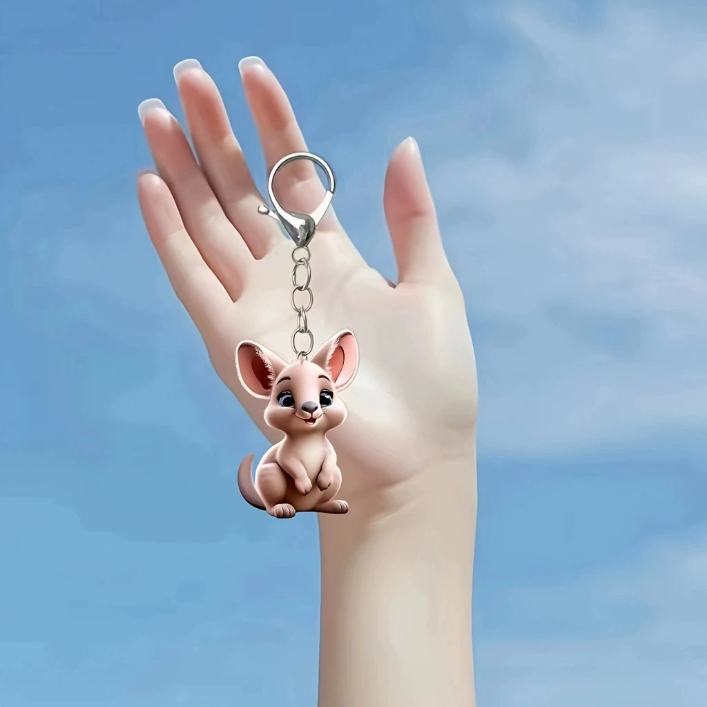 Трансграничная новая акрилная плоскость в милый кенгуру подвеска