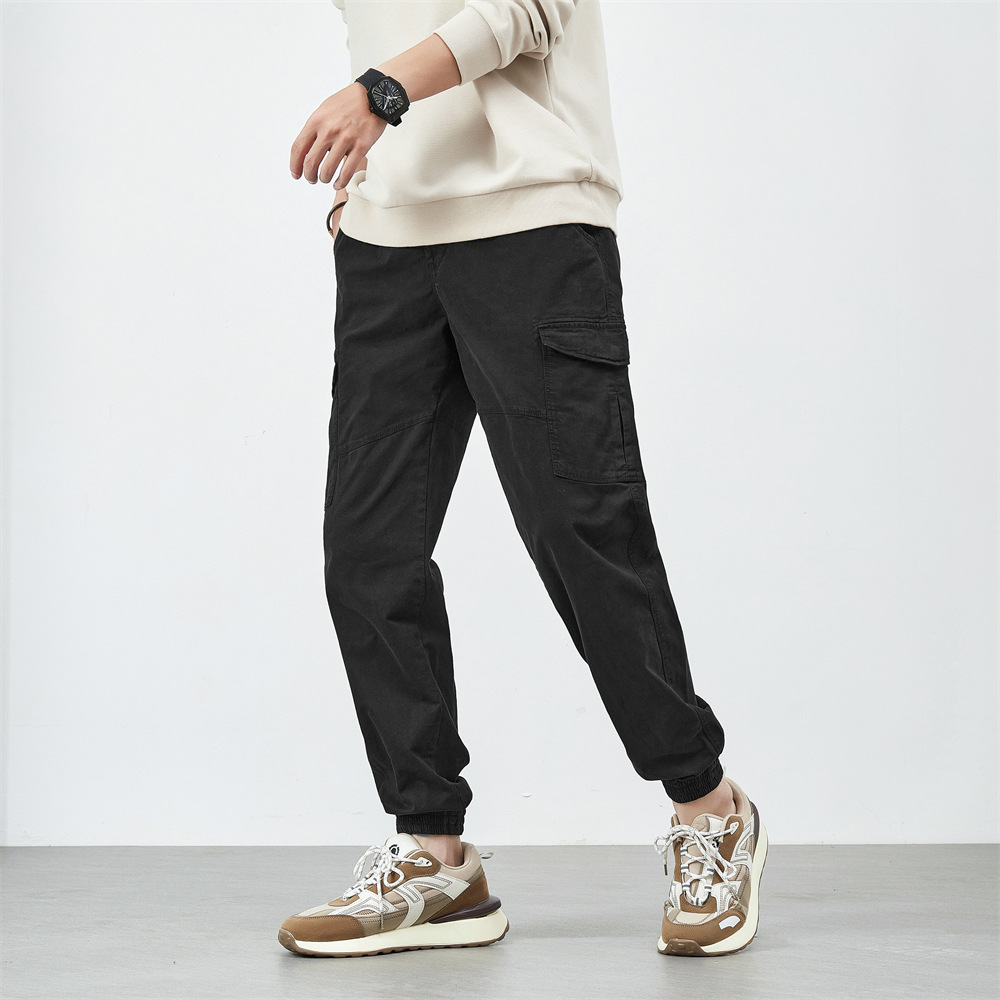 Herbst Neue Cargo Lose Jogger Lange Herren Freizeithosen_voghion.com
