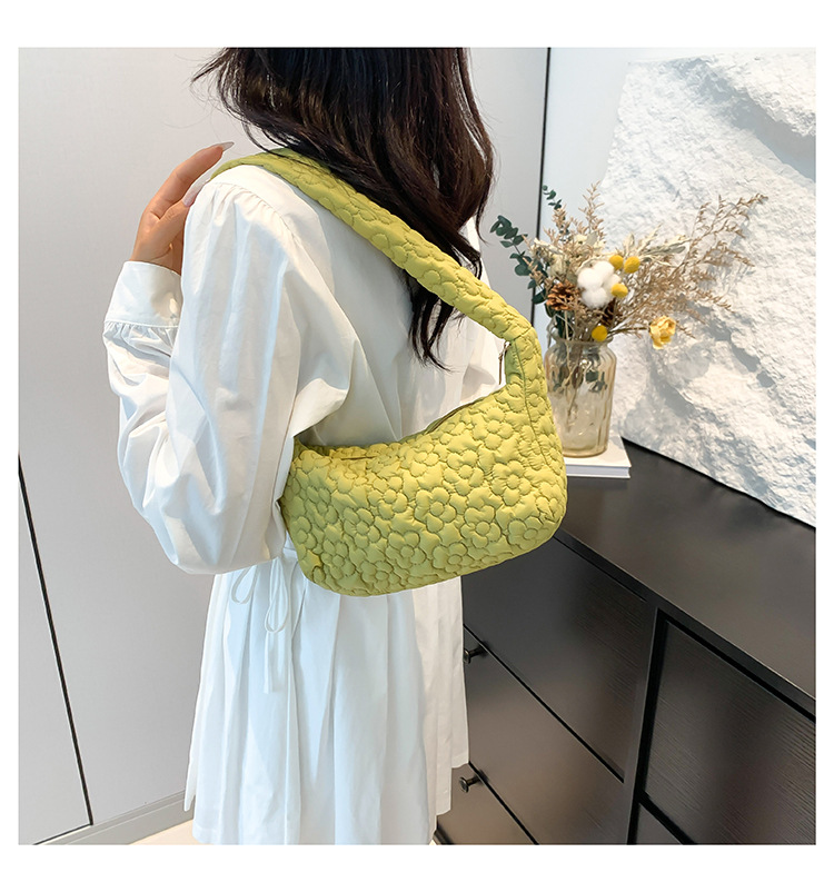 Tessuto 2024 Nuovo ricamo alla moda Texture Filo Fiore Eleganza Edizione coreana Semplice Sottomanica Spalla singola_voghion.com