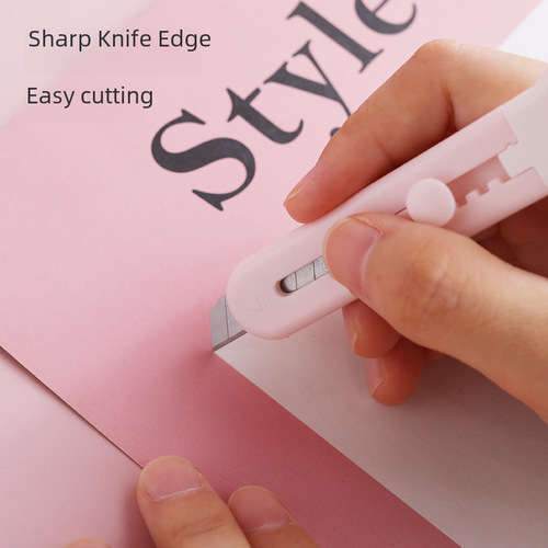 Simple and Portable Small Number Art Knife Creative Cartoon Mini Student Courier Unboxing Knife Letter Opening Knife Office Paper Cutting Knife