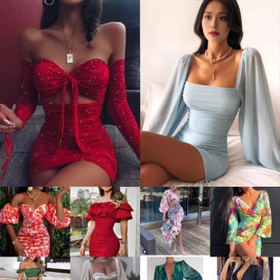SHEIN���Q�W���Ըа���ҹ���ȹSexy Dress ����ѩ�����B��ȹHot