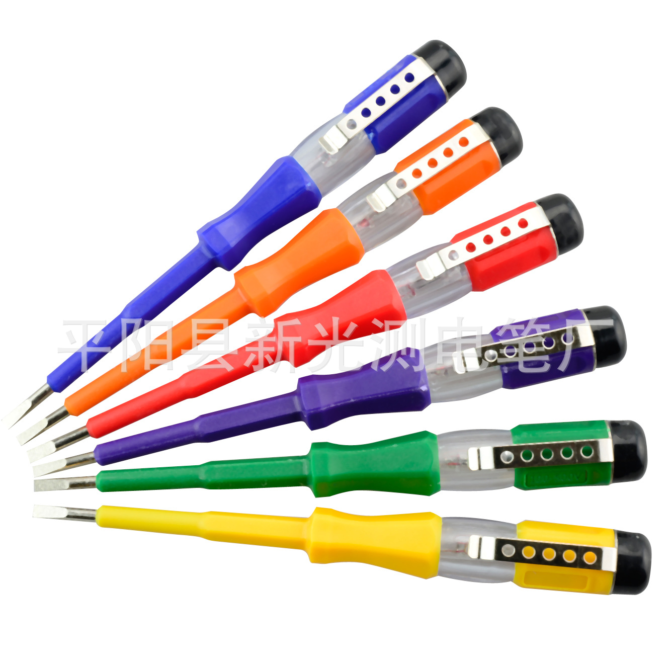 厂家直销高品质彩色塑料帽电笔DCY-1799B