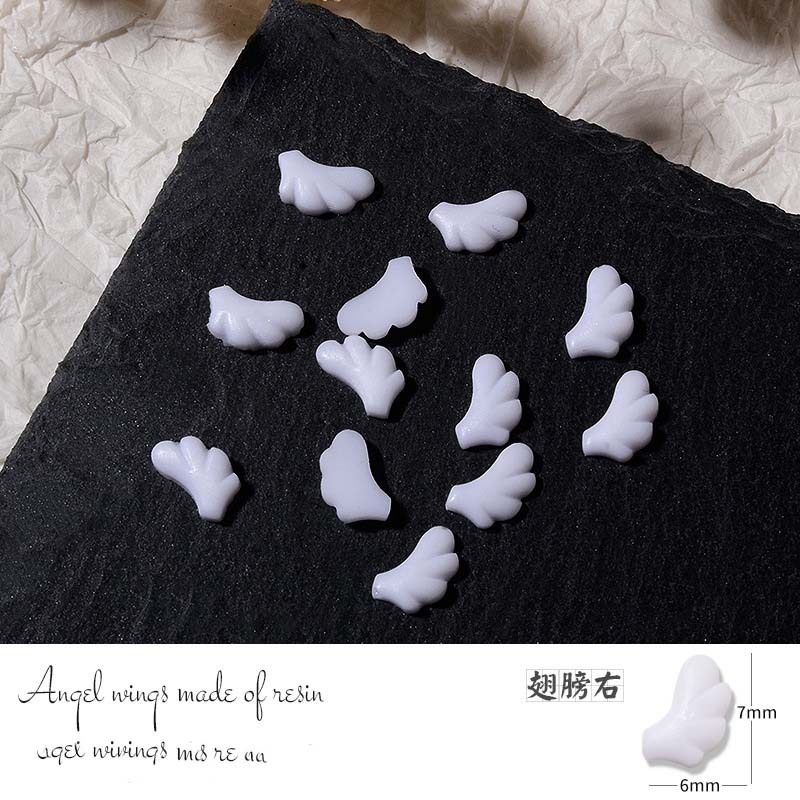 白色天使翅膀-右 不带点