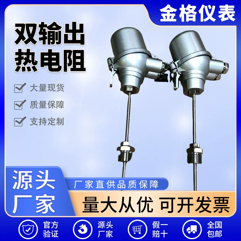 Двухканальный интегрированный термомодуль-преобразователь температуры SBWZ W с выходом 4~20 мА для датчиков PT100