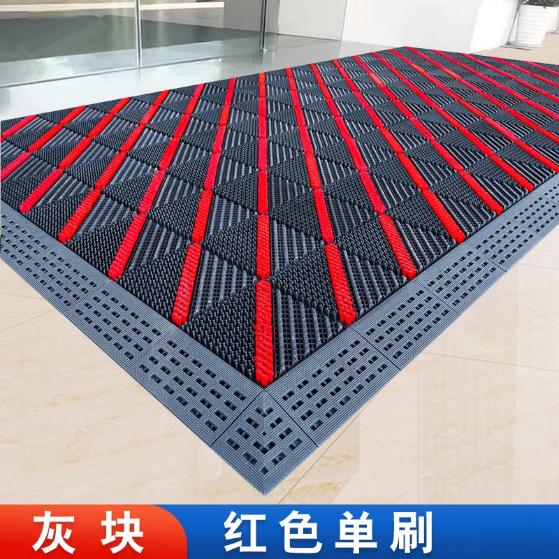 단일 브러시 - 회색 블록 빨간색 브러시