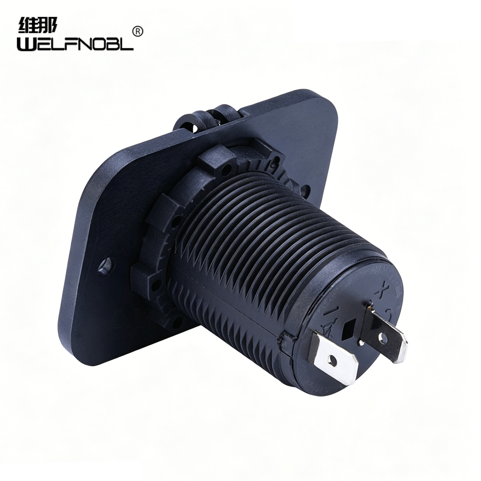 12-24V Rv Yacht Waterproof USB Car Cigarette Lighter Socket Cigarette Lighter Adapter Power Socket with Panel