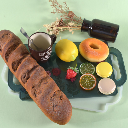 Poppy diy crystal glue mold simple pallet fruit tea cup tray silicone mold hot sale on Amazon