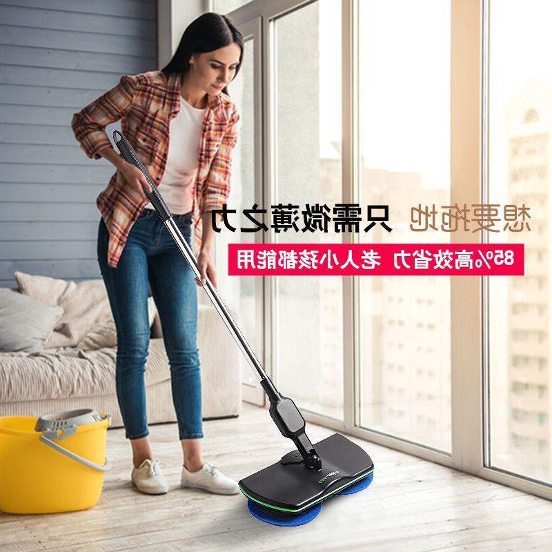 新型充電電動モップ手持ち式無線電動回転360度モップ機家庭用清潔な助手|undefined