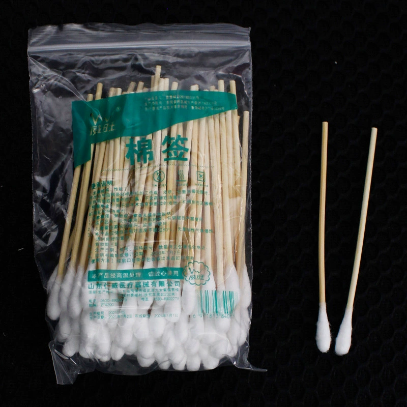 Weiwang бытовой ватный тампон одноразовый ватный тампон для больницы клиники 8 см Чистка ушей средство для снятия макияжа ватный тампон палочка