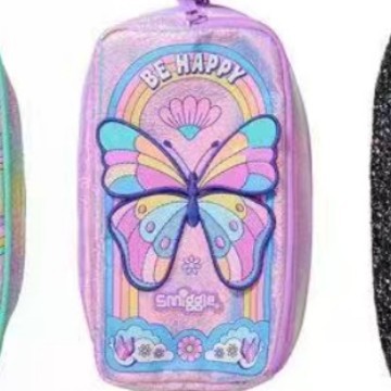 Australian smiggle estuche para bolígrafos de dibujos animados para niños bolso de papelería para estudiantes creativos plegable multifuncional