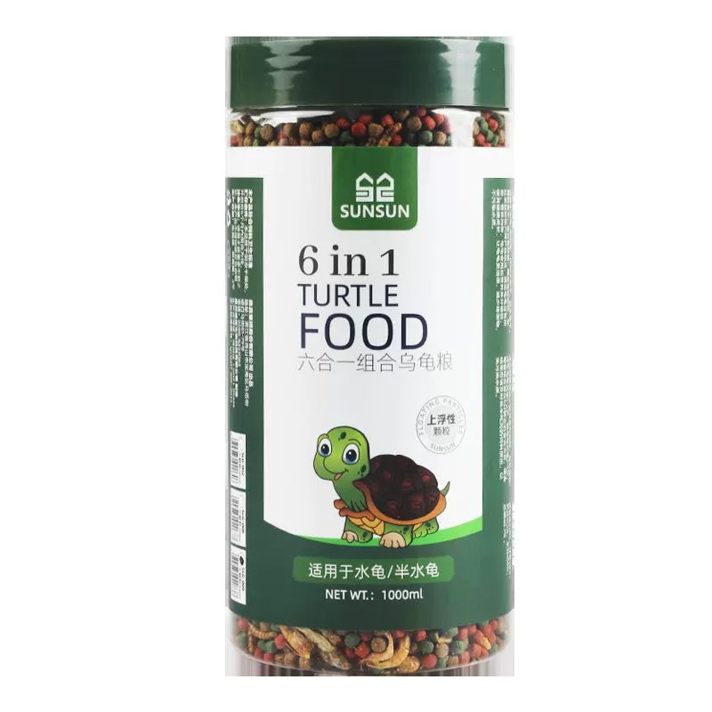小乌龟饲料 通用龟龟粮 鱼干虾干幼龟巴西龟 草龟 龟料颗粒