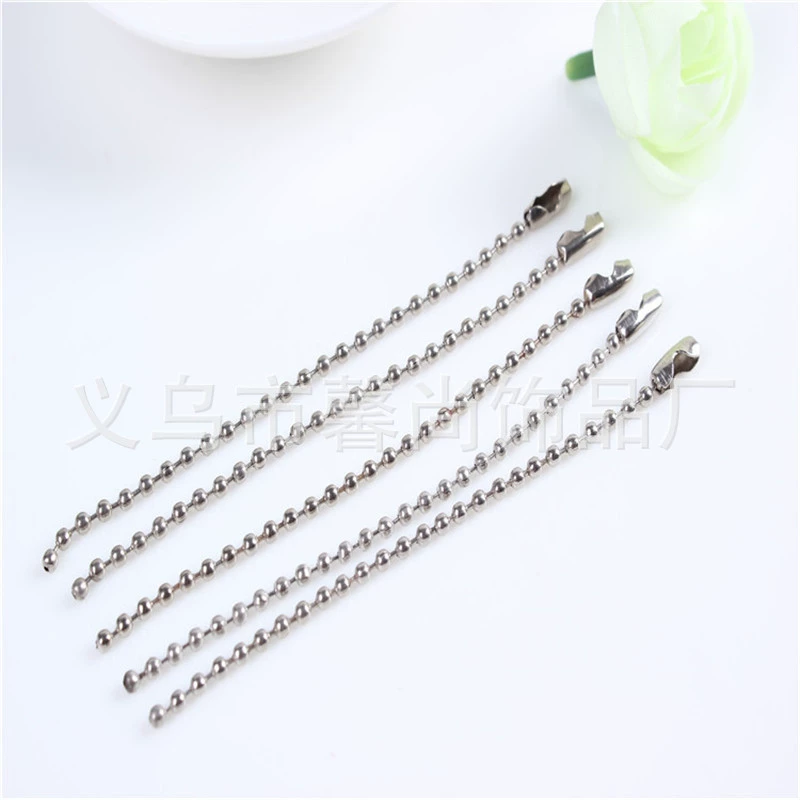 Никель шарик цепи тег цепи шарик цепи Одежда Камера аксессуары в наличии шарик цепи производителей оптом